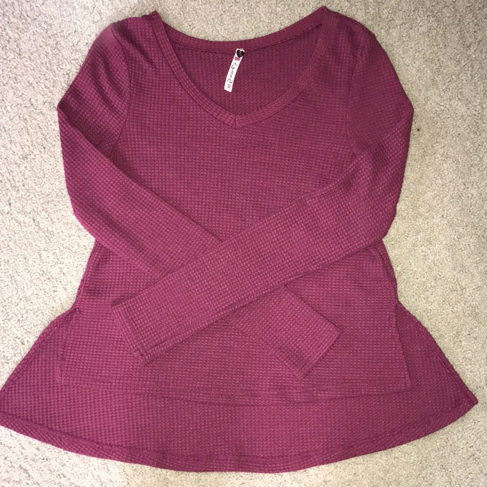 Waffle Knit Sweater